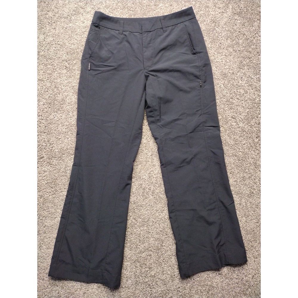 Vintage Patagonia Women's 9" High Rise Pants Black Size 10 2 Back Pockets
